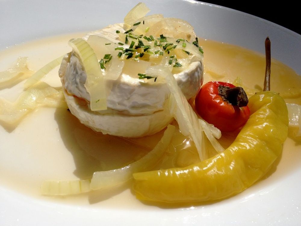 Маринованный сыр (nakládáný hermelín)