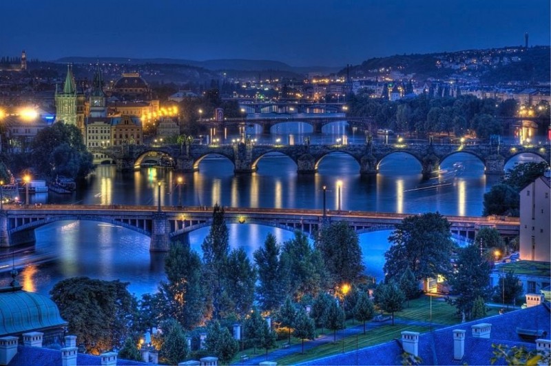 Чехов мост в Праге (Čechův most)
