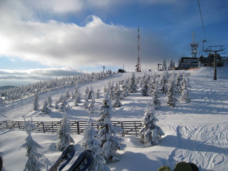 Шпиндлеров Млын (Špindlerův Mlýn) Трасса