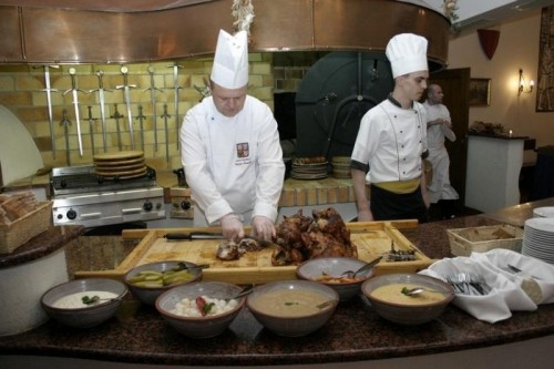 "Большой Монастырский ресторан" в Праге (Velká klášterní restaurace)