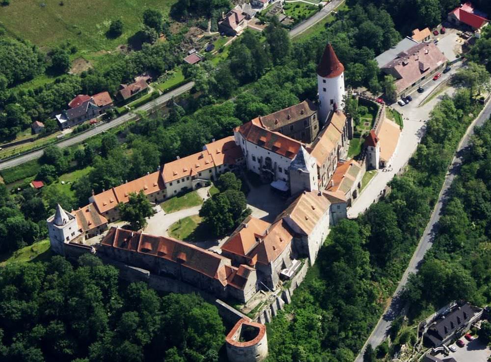 Замок Кршивоклат (Hrad Křivokláт)