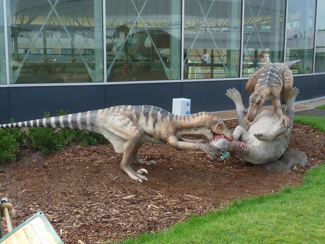 Парк динозавров в Праге (Dinopark Praha)