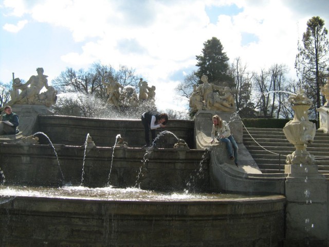 Чески-Крумлов, сады Чески-Крумлов, сады