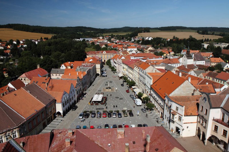 Славонице (Slavonice) Главная площадь Славонице (Slavonice)
