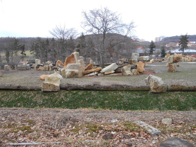 Зима в пражском зоопарке