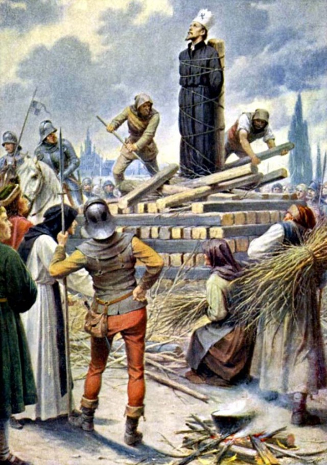 Сожжение Яна Гуса в Констанце (1415г.)