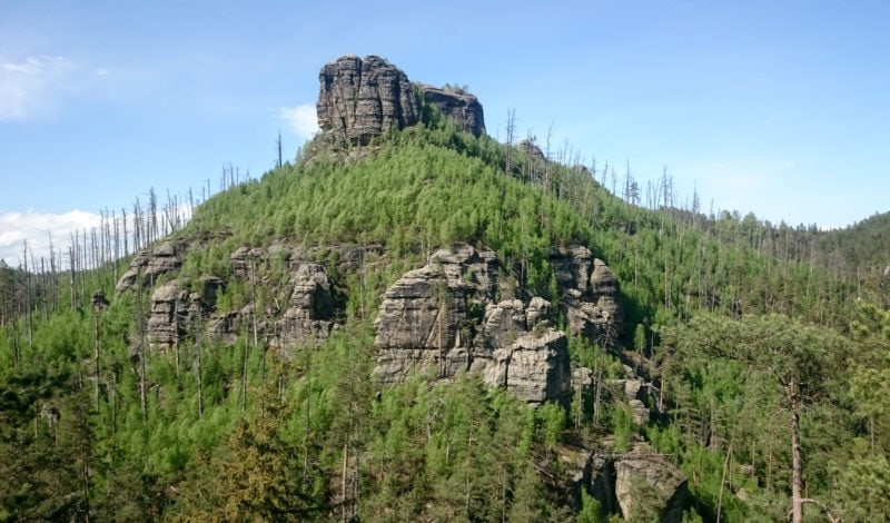 Скальный замок Фалкенштейн (skalní hrad Falkenštejn)