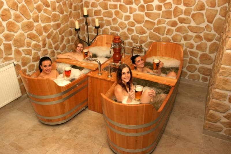 Пивные спа Бернард в центре Праги