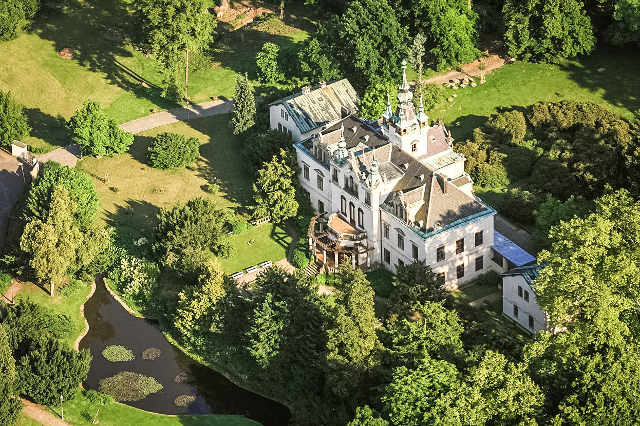 Вид на замок сверху