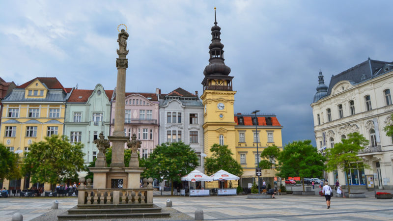 Острава, площадь Масарика