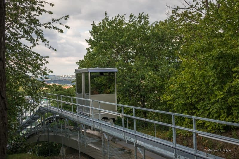 Фуникулёр отеля NH Prague City